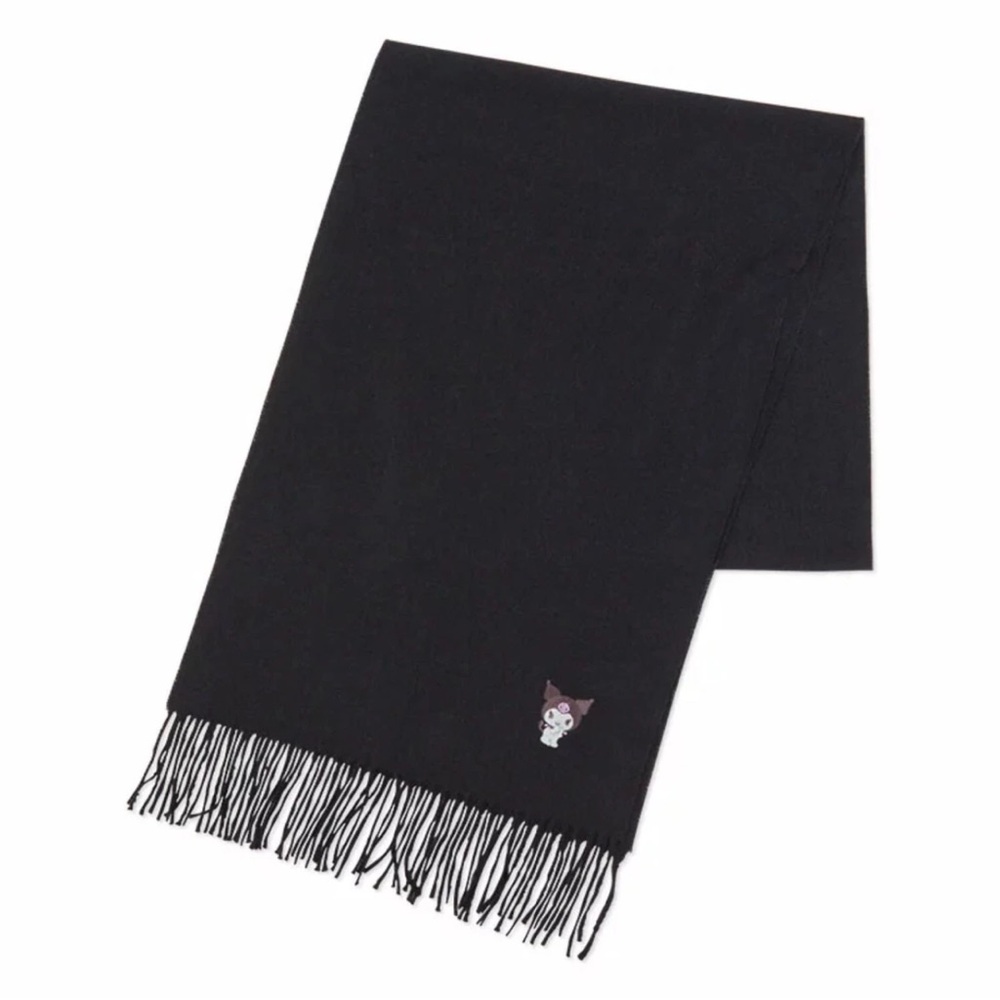 ✅Sanrio Character Kuromi Scarf Muffler Black Warm Item New